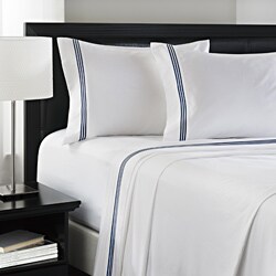 Roxbury Park Navy Baratto Stripe Sheet Set