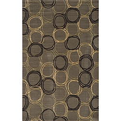 Soho Circles Wool Rug (3' x 5')