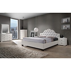 Cassidy White Queen Size 5 Piece Bedroom Set