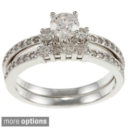 14k Gold 1ct TDW Round Diamond Bridal Ring Set (H-I, I1-I2)