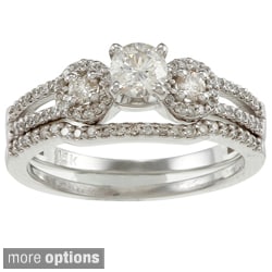 14k Gold 1ct TDW Round Diamond Bridal Ring Set (H-I, I1-I2)