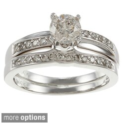 14k Gold 1ct TDW Round Diamond Bridal Ring Set (H-I, I1-I2)