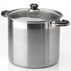 Prime Pacific 20-quart Heavy-duty 18/10 Stainless Steel Gourmet Tri-Ply Stockpot