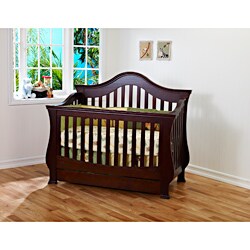 Million Dollar Baby 'Ashbury' Deep Espresso 4-in-1 Convertible Crib with Toddler Rail