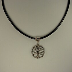 Jewelry by Dawn Tree Of Life Greek Leather Necklace