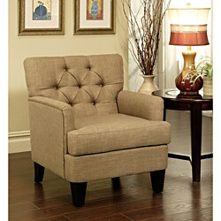 Abbyson Living Richmond Tufted Fabric Club Chair
