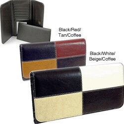 Dasein Multicolor Trifold Checkbook Wallet
