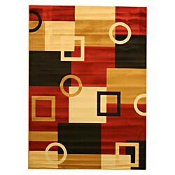 Yalda OS2780 Red Rug (5'3 x 7'3)