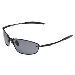 Peppers 'Linchpin' Men's Black Polarized Sunglasses