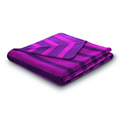 Bocasa French Stripes Plum Blanket