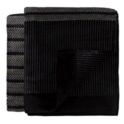 Bocasa Interior Anthracite Woven Throw Blanket