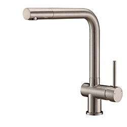 Ruvati RVF1235BN Brushed Nickel Single Handle Kitchen Faucet
