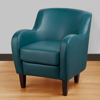 Low Price Bedford Turquoise Bonded Leather Tub Chair