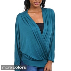 Stanzino Women's Overlap Long Sleeve Top