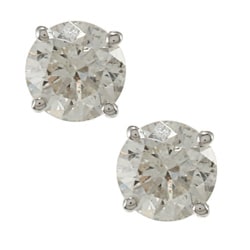14k Gold 1ct TDW Certified Clarity-enhanced Diamond Stud Earrings