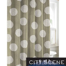 City Scene Raindance Cotton Shower Curtain
