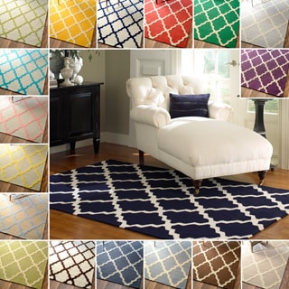 Big Save nuLOOM Hand-Hooked Alexa Moroccan Trellis Wool Rug (6' x 9')