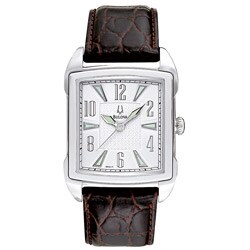 Bulova Men's Strap Collection Adventurer Silver Dial Watch