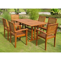 Royal Tahiti Badalona 7-Piece Outdoor Dining Set