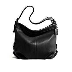 Coach Black Leather Shoulder Bag