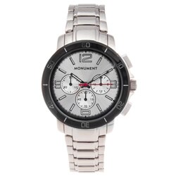 Monument Men's Stainless Steel Casual Sport Watch