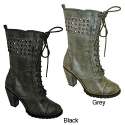 Bucco 'Odessa' Women's Stud-embellished Ankle Boots