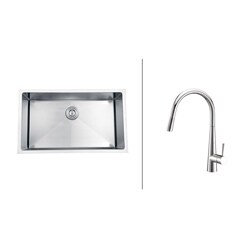 Ruvati Stainless Steel Kitchen Sink/ Polished Chrome Faucet Set