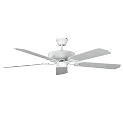 White 5-blade Porch Fan