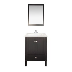 24-inch Black Windham Bath Vanity