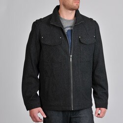 Buffalo by David Bitton Men's Wool Blend Open Bottom Jacket