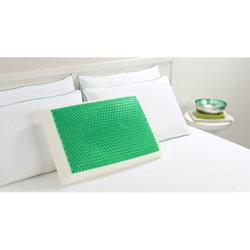 Comfort Memories Green Bubble Memory Foam Pillow