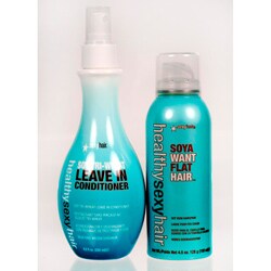 Sexy Hair Healthy Sexy Hair Soy Tri-Wheat Leave-in Conditioner and Flat Iron Spray Gift Set