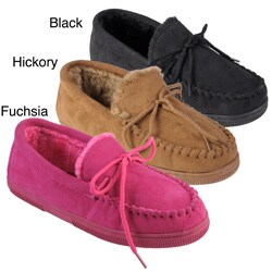 Journee Collection Women's 'Jewels' Faux Suede Moccasin Slippers