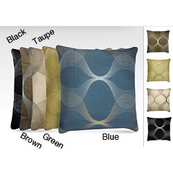 Clairmont Embroidered Feather Down Decorative Pillow