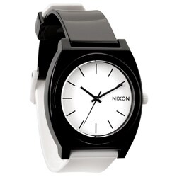 Nixon Women's Black and White Time Teller Watch