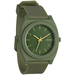 Nixon Women's Matte Army Green Time Teller Watch