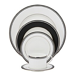 Lenox Federal Platinum Black 5-piece Place Setting