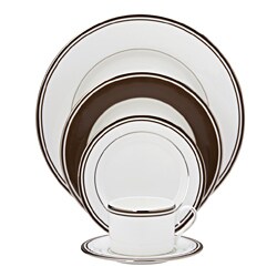 Lenox Federal Platinum Chocolate 5-piece Place Setting