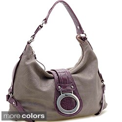 Dasein Front Flap Hobo Bag