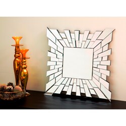 Abbyson Living Empire Small Square Wall Mirror