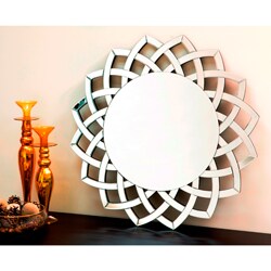 Abbyson Living Isabella Round Wall Mirror