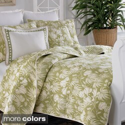 Tommy Bahama Plantation Floral 3-piece Quilt Set