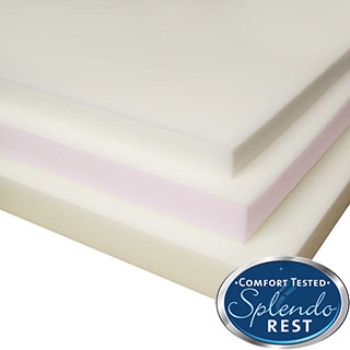 Splendorest 2-inch Slab Memory Foam Topper