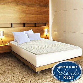 Splendorest Cool Effects 2-inch Ventilated Memory Foam Mattress Topper