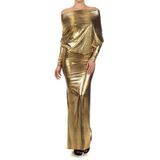 Tabeez Foil Printed Maxi Dress