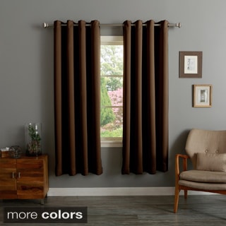 Best Shopping Grommet Top Thermal Insulated 72-inch Blackout Curtain Panel Pair