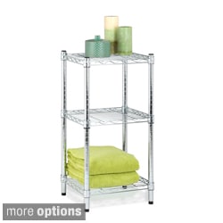 Honey Can Do 3-tier Steel Wire Shelving Tower