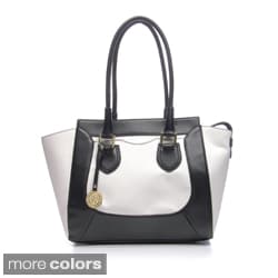 London Fog Bedford Color Block Tote Handbag