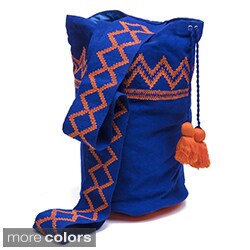 Fabric Drawstring Summer Handbag (Guatemala)