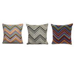 Thro Chevron Zig-zag Decorative Pillow